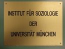 Türschild Soziologie